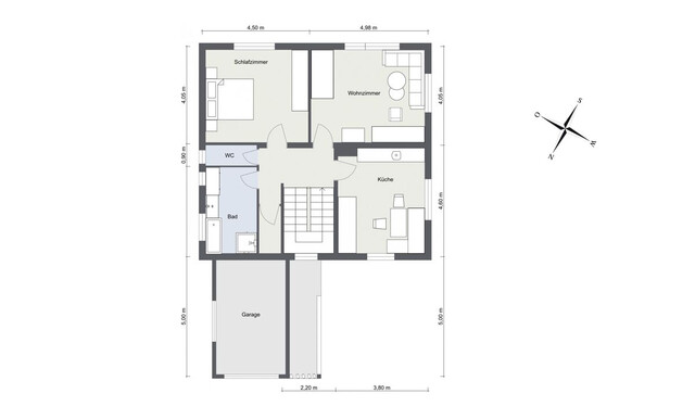 Einfamilienhaus mit großem Grundstück