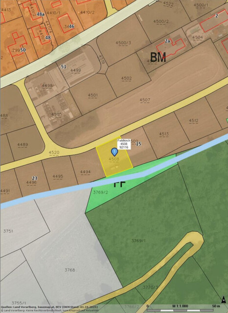 Traumhaftes Grundstück in Feldkirch: Ca. 501 m² - Ihr Bauplatz wartet!