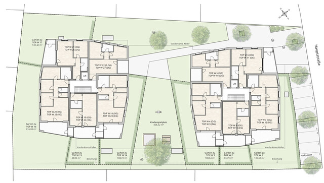 3-Zi-Gartenwohnung TOP 3 in Muntlix, Hauptstraße 31+33