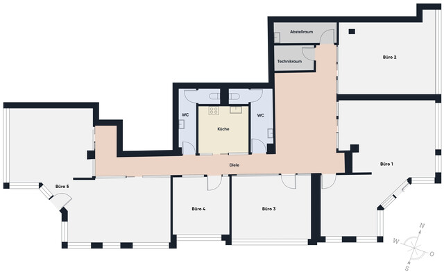 Attraktive Bürofläche in der Quellenstraße