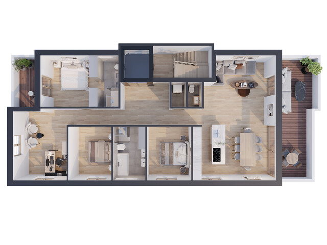 Top 08 - Stilvolles Neubau-Penthouse in sonniger Aussichtslage!