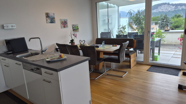 Zentral gelegene 2-Zimmer Dachgeschosswohnung mit großer Terrasse in Götzis - direkt am Garnmarkt