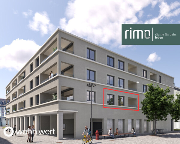 2-Zimmerwohnung am Jahnplatz inmitten von Feldkirch - Erstbezug - zu mieten - Top A1.3