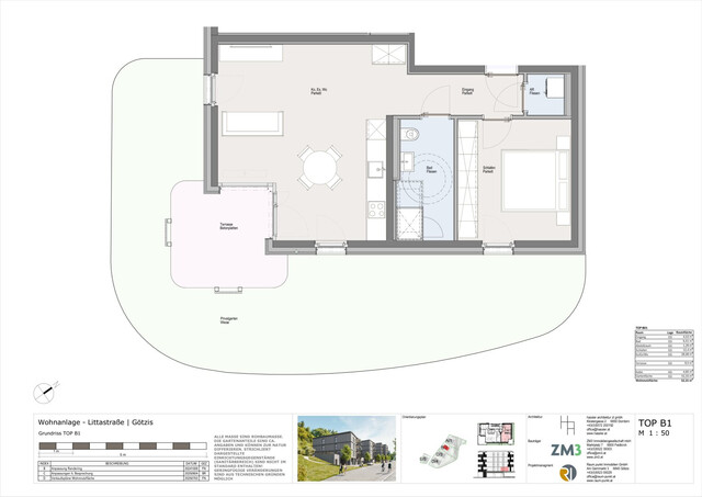 2-Zimmer-Gartenwohnung in Götzis - Top B1
