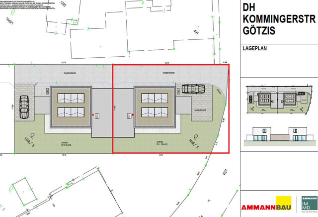 Projekt Kompakt Daheim² - modernes Doppelhaus mit Garten in top Lage von Götzis - DH1