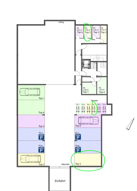 Neubau 3 Zi. Wohnung mit Terrasse und Extras in Top-Lage - OG