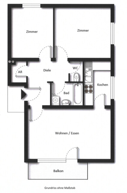  3 Zimmer-Wohnung in Feldkirch ab 1. Februar 2025 zu vermieten