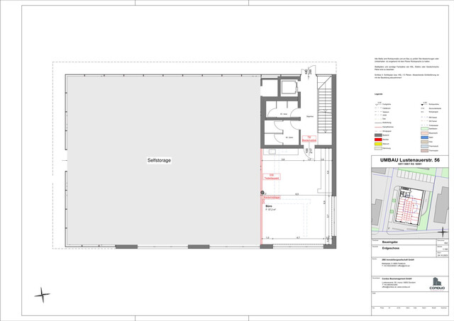 Heller Standort mit Komfort: Gewerbefläche im Erdgeschoss – Lustenauerstraße 56, Dornbirn