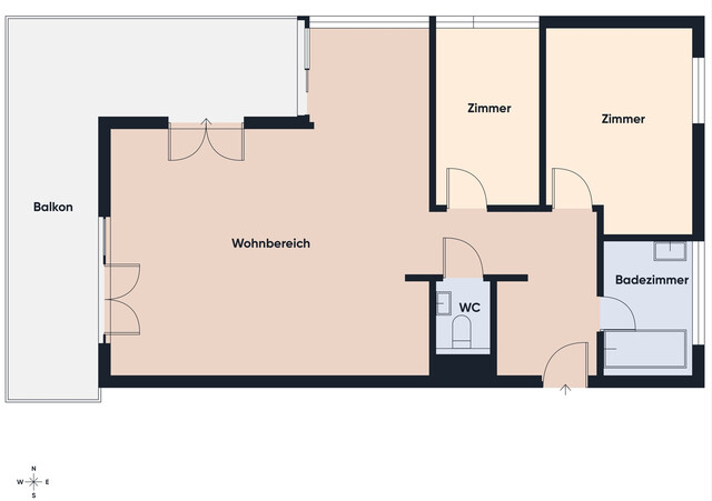 Attraktive 3-Zimmer Wohnung mit 2 Tiefgaragenplätzen in Hard