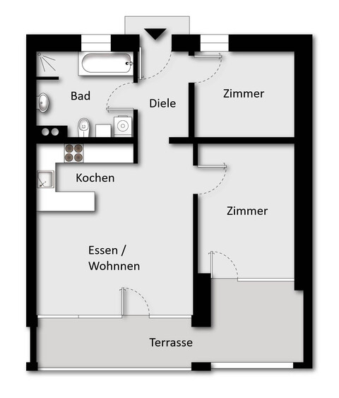 Attraktive 3-Zimmerwohnung mit modernster Energieeffizienz