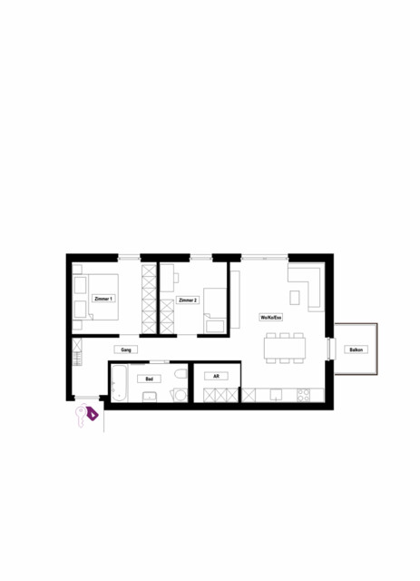 VERKAUFSSTART: Lauterach 3-Zi-Wohnung im DG