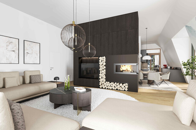 Penthouse mit ca. 190 m² und sehr großem, exklusiv nutzbarem Dachgarten mit ca. 136 m² im 5.Geschoss 