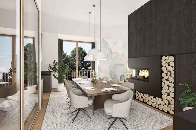 Penthouse mit ca. 190 m² und sehr großem, exklusiv nutzbarem Dachgarten mit ca. 136 m² im 5.Geschoss 