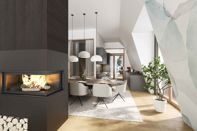 Penthouse mit ca. 190 m² und sehr großem, exklusiv nutzbarem Dachgarten mit ca. 136 m² im 5.Geschoss 