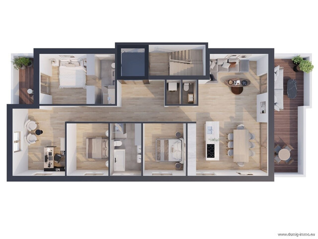 NEUBAU: Wohnen auf höchstem Niveau – exklusives Penthouse in Göfis | Haus B – Top 8 | provisionsfrei
