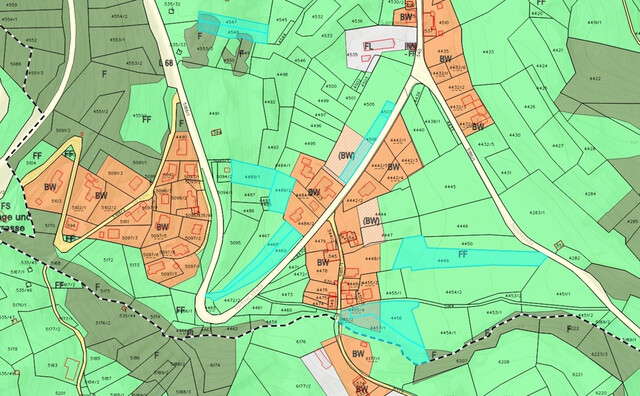 Forst- und Landwirtschaftsflächen (teilweise Baufläche) in Frastanz!