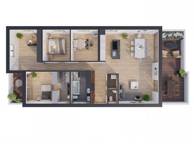 Top 07 - Stilvolles Neubau-Penthouse in sonniger Aussichtslage!