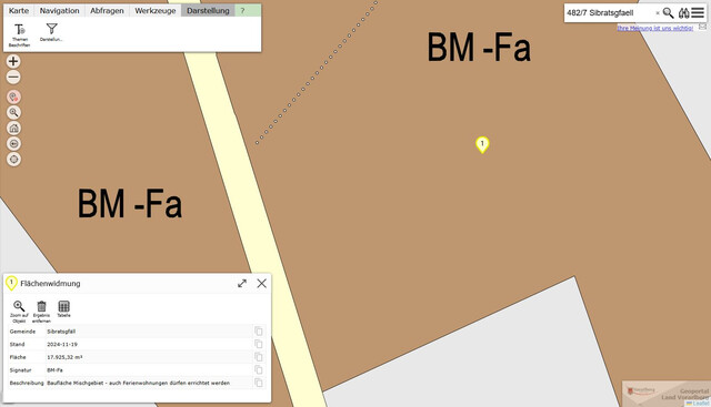 Außergewöhnliches Baugrundstück mit Ferienwidmung
