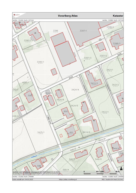 Sonniges Baugrundstück in wunderbarer Lage von Altach zu verkaufen! 400 m² Baufläche stehen noch zur Verfügung!