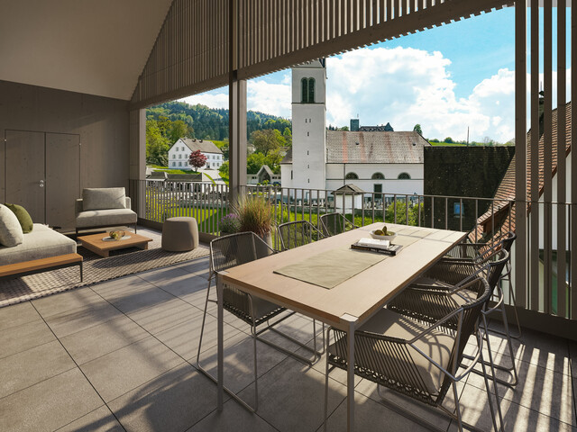 4-Zimmerwohnung mit Dachterrasse| A07