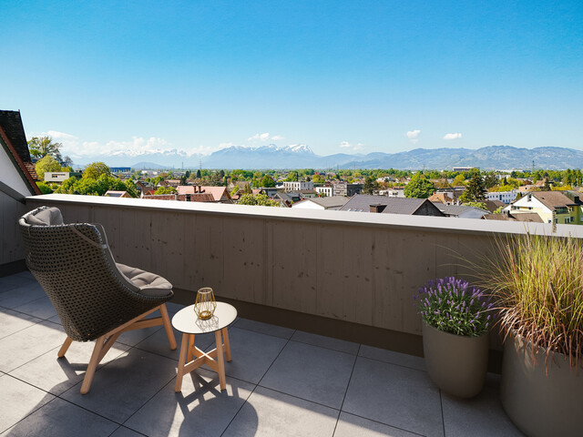 4-Zimmerwohnung mit Dachterrasse| A07