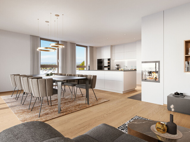 4,5-Zimmer-Dachgeschosswohnung mit Weitblick | B12