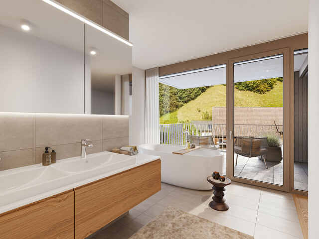 4,5-Zimmer-Dachgeschosswohnung mit Weitblick | B12