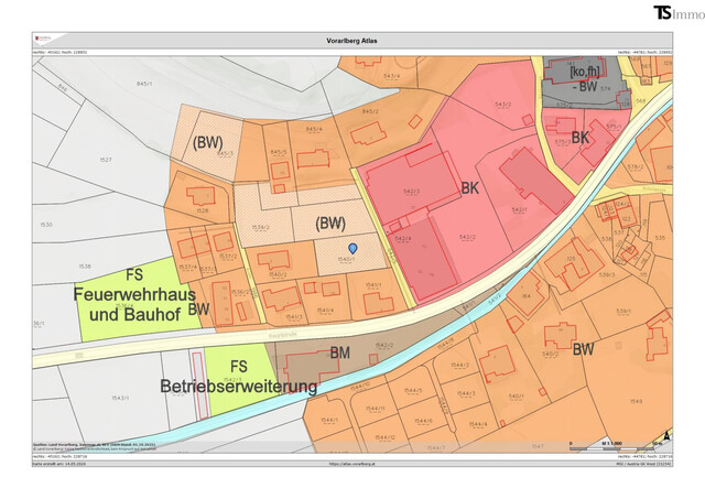 Bludesch: Grundstück in Bludesch – flexibel teilbar & individuell gestaltbar - Gesamtgöße 902 m2