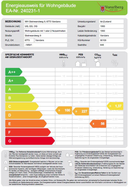 Einfamilienhaus mit sonnigem Garten und Panoramablick!