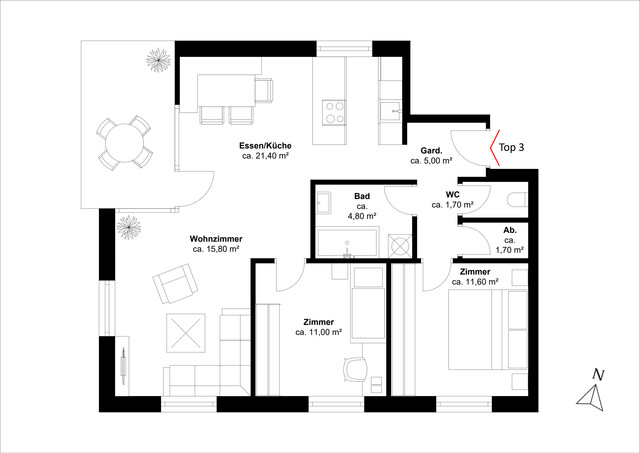 Top 03 - Modernes Neubauprojekt mit Weitblick!