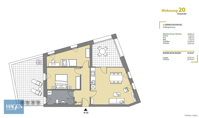 Holzstraße 1 W20– Zeitgemäßes Wohnen im Herzen von Lustenau