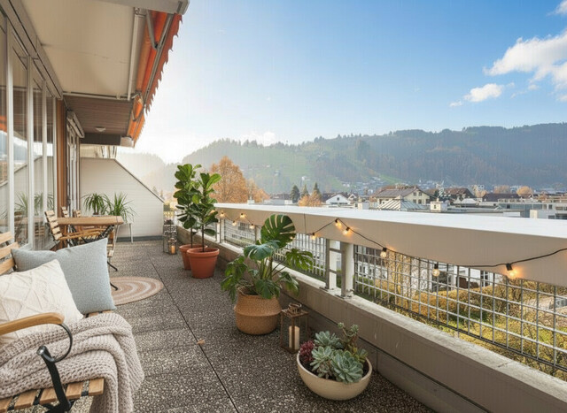 Ganz oben angekommen – Gemütlich wohnen mit Weitblick