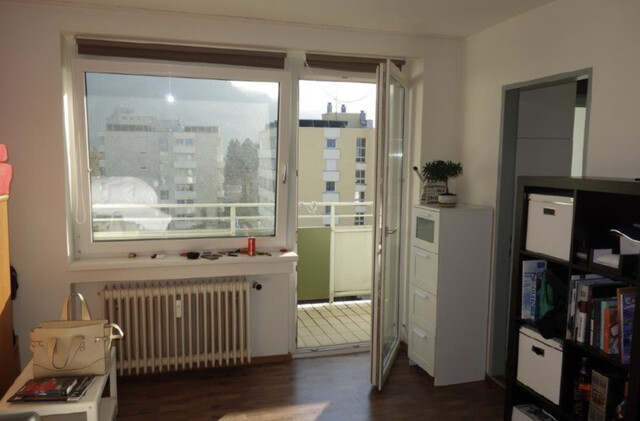 1-Zimmerwohnung mit toller Aussicht auf den Karren zu verkaufen (vermietet bis 31.10.2027)