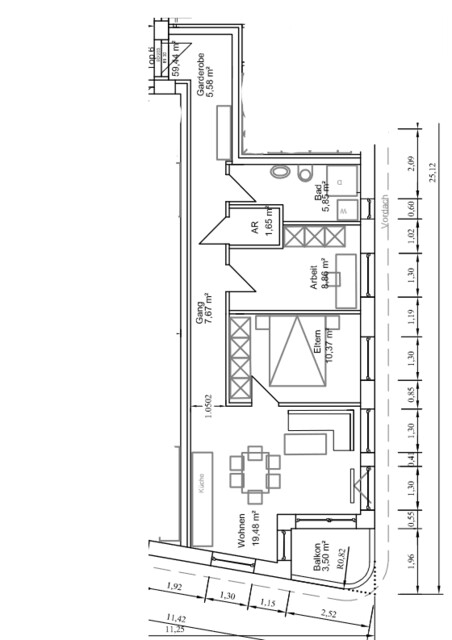3-Zimmerwohnung in Götzis