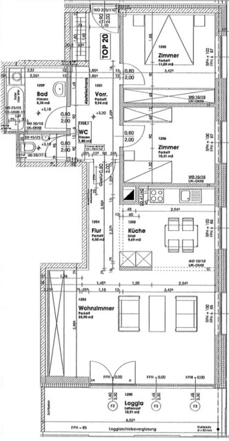 Lochau: Große 3-Zimmer Wohnung mit Loggia, Aufzug und Tiefgarage in Seenähe!