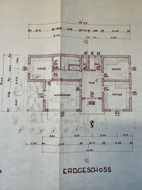 Charmanter älterer  Bungalow mit großem Garten, überdachter Terrasse und Garage - Nähe Grenze Liechtenstein