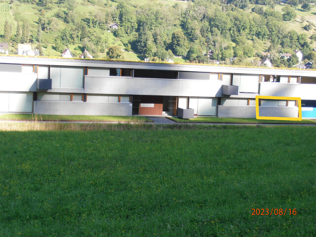 2-Zi Wohnung  Erdgeschoß im Grünen mit Topaussichtlage  direkt über Feldkirch