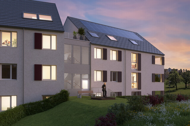 2-Zi-Wohnung mit riesigem Garten und Tageslichtbad