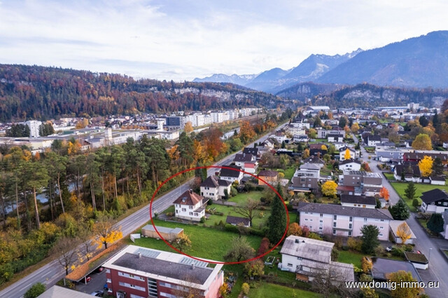 Charmanter Altbestand (Einfamilienhaus) mit großem Grundstück in traumhafter Lage in Feldkirch-Tosters