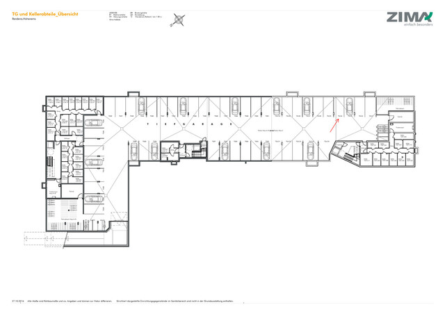 Tiefgaragenparkplatz in Hohenems zu vermieten