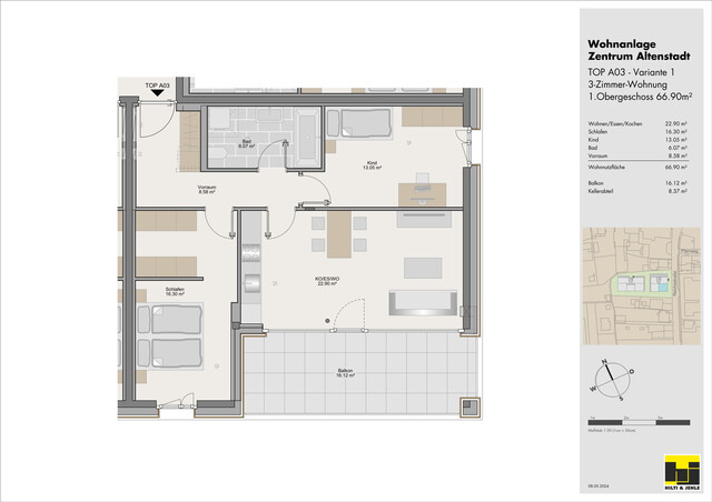 3-Zimmer-Terrassenwohnung
