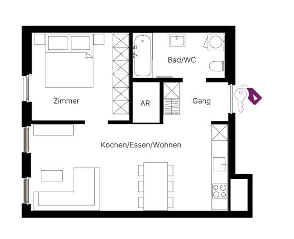 Jetzt Eigentümer werden: 2-Zimmer-Neubau in Hard ab € 810 mtl. Rate* 🔥