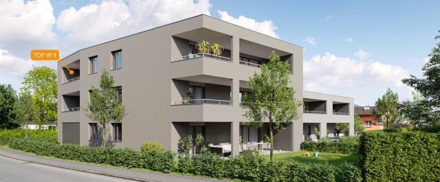 3-Zi-Dachgeschosswohnung TOP 9 in Rankweil-Brederis, Wollgrasweg 4 - Bezugstermin in Absprache!