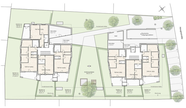 3-Zi-Terrassenwohnung TOP 22 in Muntlix, Hauptstraße 31+33