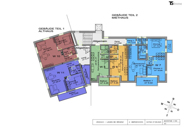 Bregenz: Langen bei Bregenz: charmante 1-Zimmer-Wohnung ca. 28 m2, Balkon ca. 4,60 m2 - TOP 5