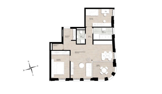 Hochwertige 3-Zimmer-Neubauwohnung in Dornbirn