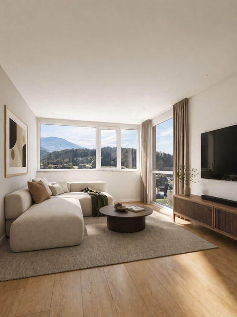 Exklusive 5-Zimmer-Dachgeschosswohnung in Göfis - Top 9 mit traumhaften Walgaublick