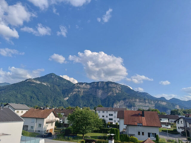 Sanierte 2-Zi-Wohnung in Dornbirn mit traumhaften Ausblick. Keine Vermittlungsprovision, keine Vertragskosten 