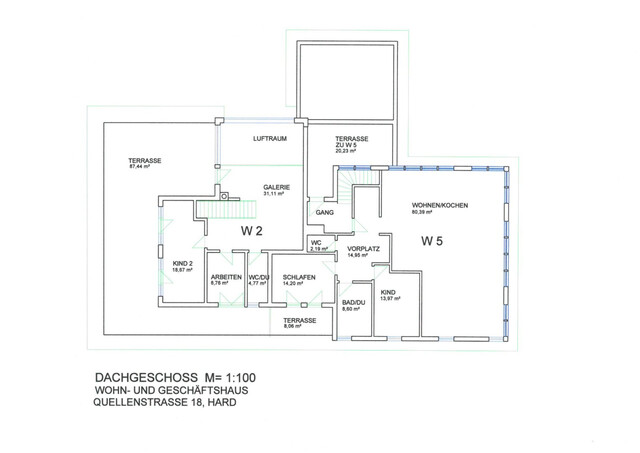 Hard | 3-Zimmer-Penthousewohnung mit Rundumblick