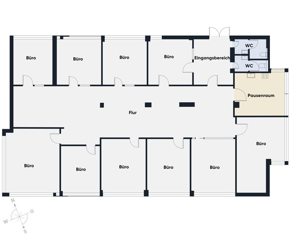 Barrierefrei & flexibel: Praxis- oder Bürofläche nach Ihren Vorstellungen